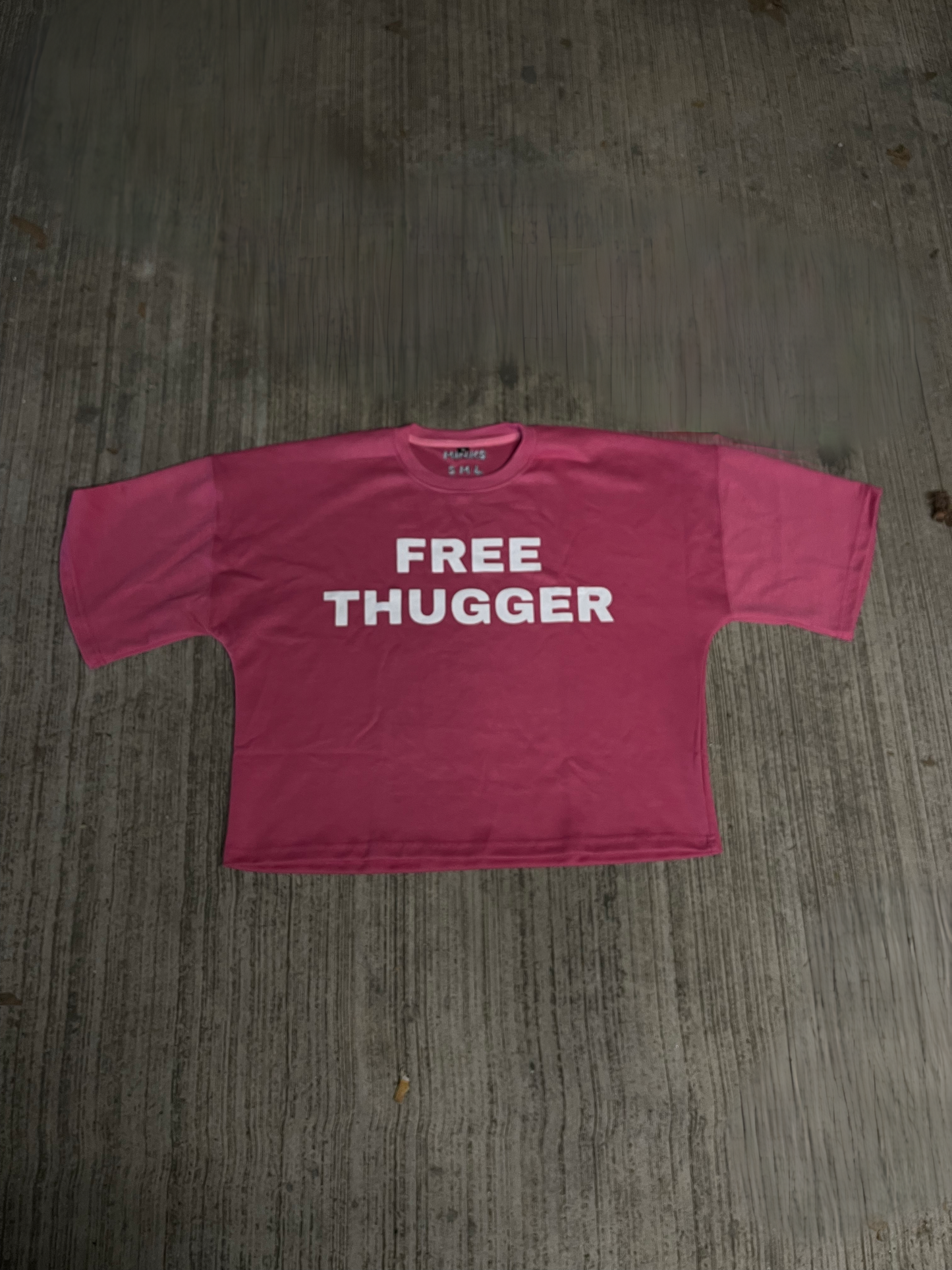 FREE THUGGER TEE PINK